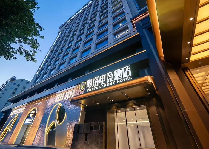 Yueta E-Sports Hotel-10Min To Guangzhou East Railway Station&Entrance Exit J Of Line 3
