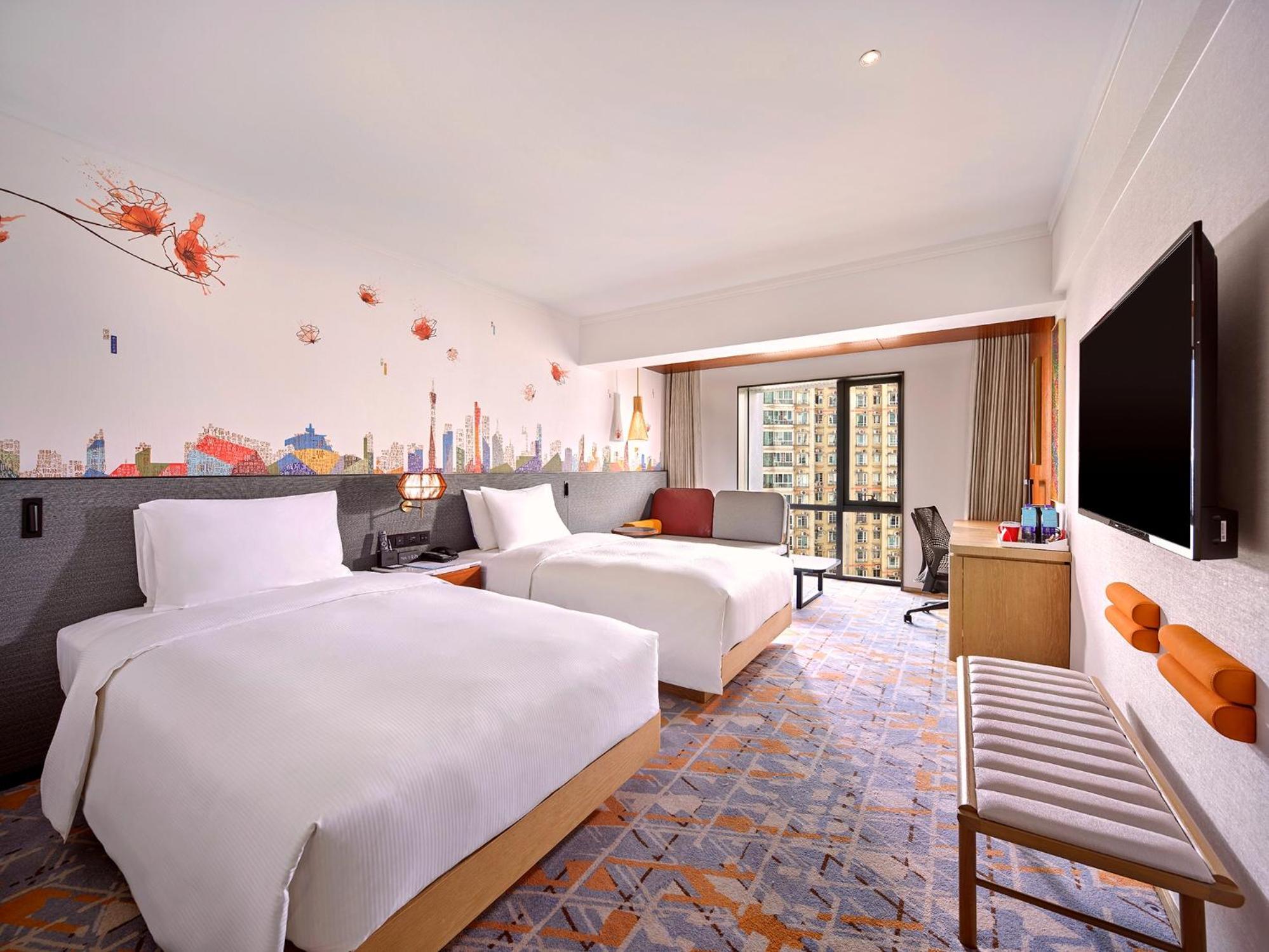 Hotel Hilton Garden Inn Guangzhou Tianhe - Free Shuttle Bus To Pazhou During Canton Fair Period And Buyers Registration Counter Available 4*