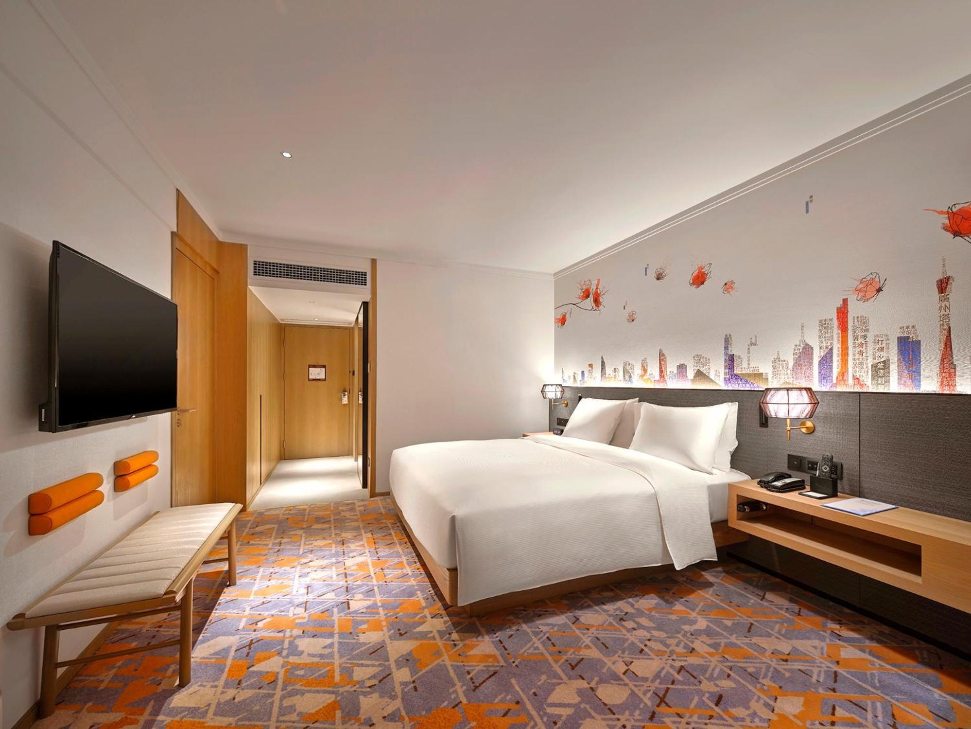 Hilton Garden Inn Guangzhou Tianhe - Free Shuttle Bus To Pazhou During Canton Fair Period And Buyers Registration Counter Available 4* Guangzhou