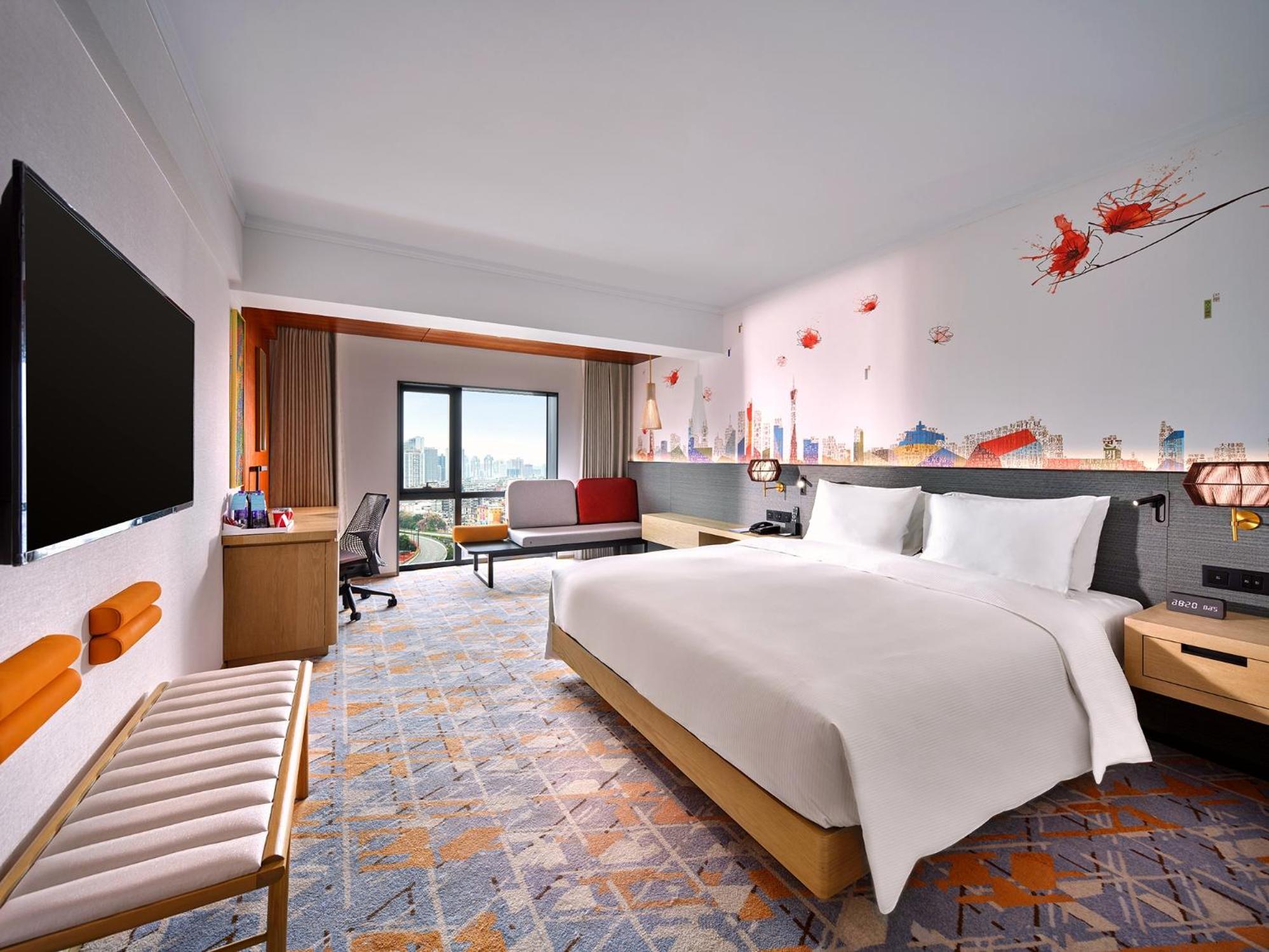 Hilton Garden Inn Guangzhou Tianhe - Free Shuttle Bus To Pazhou During Canton Fair Period And Buyers Registration Counter Available Hotel 4*