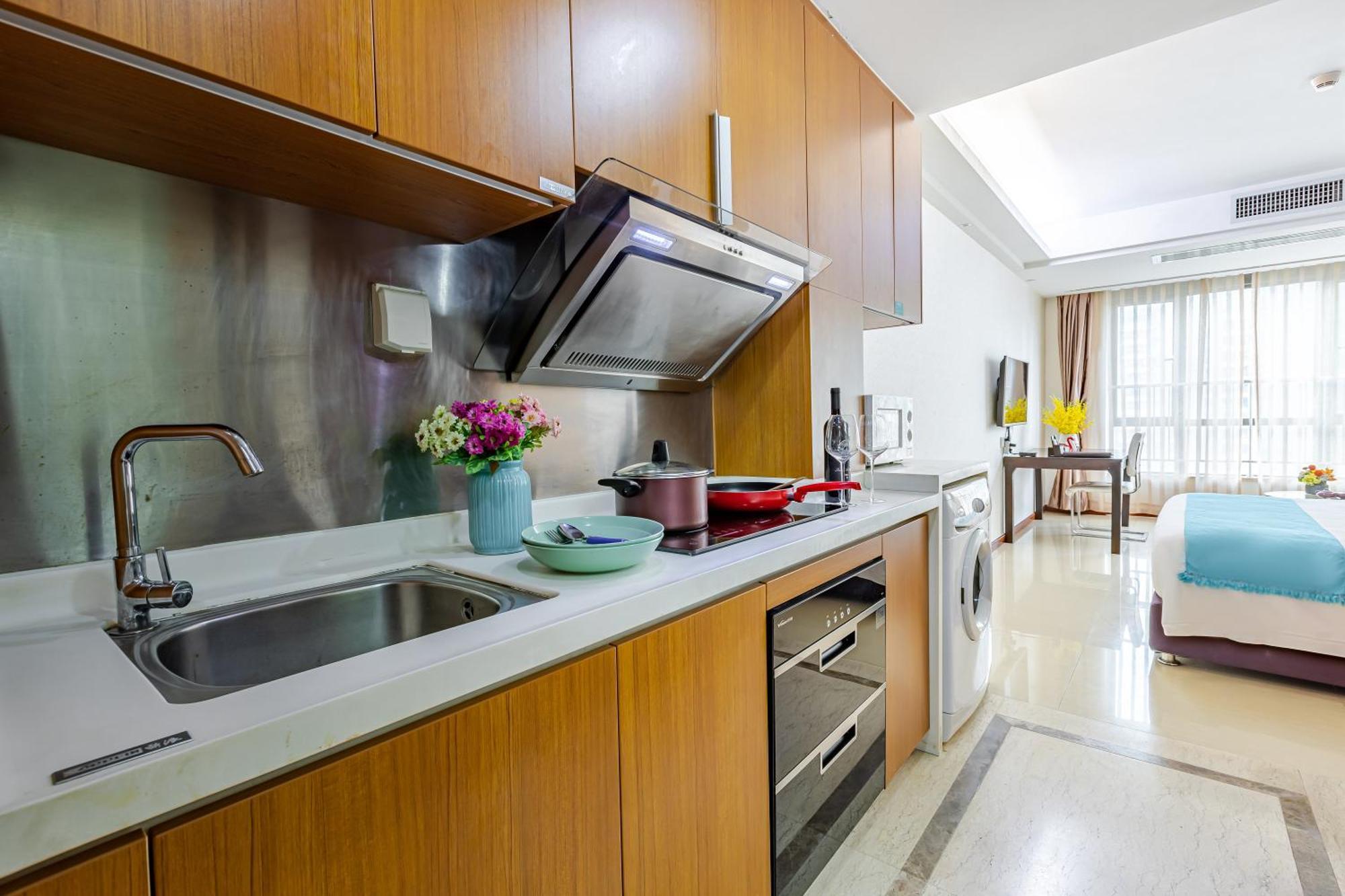 Waifiden Apartment Min Jian Financial Building-Free Shuttle Bus During The Canton Fair Apartamento *
