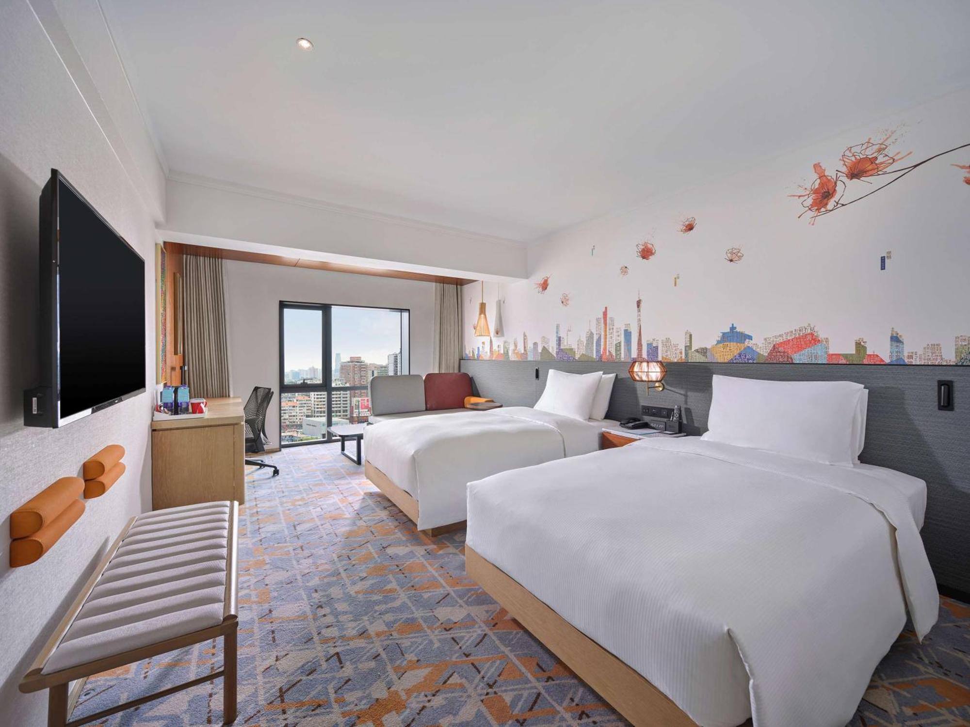 Hilton Garden Inn Guangzhou Tianhe - Free Shuttle Bus To Pazhou During Canton Fair Period And Buyers Registration Counter Available Hotel Guangzhou