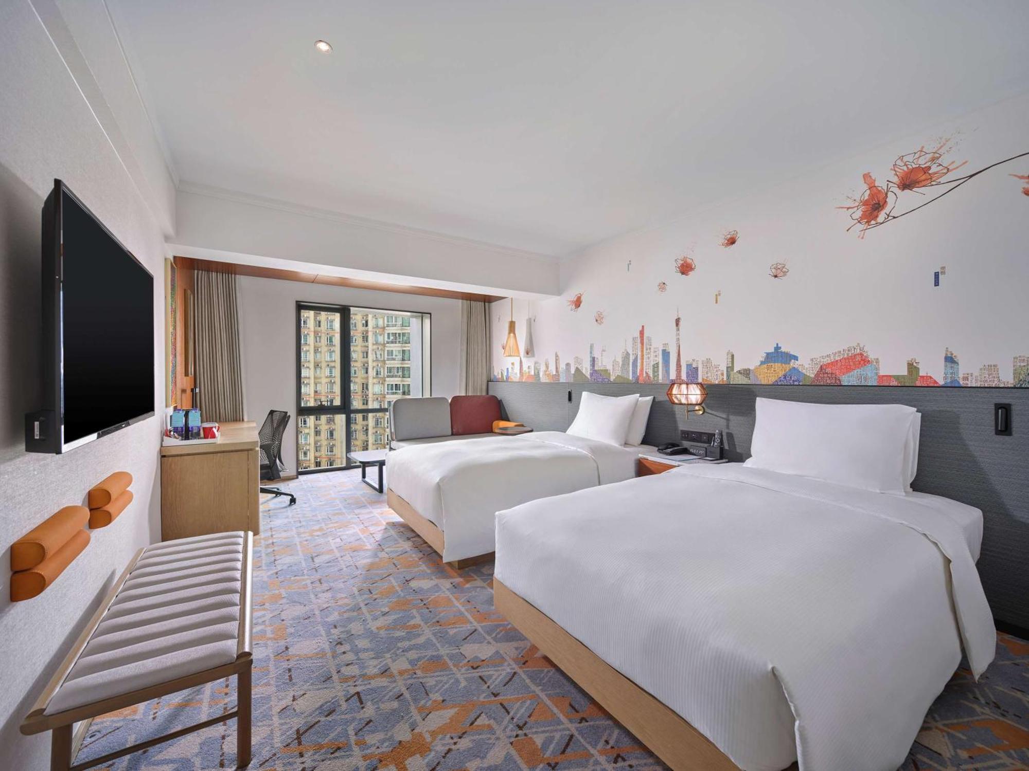 Hilton Garden Inn Guangzhou Tianhe - Free Shuttle Bus To Pazhou During Canton Fair Period And Buyers Registration Counter Available