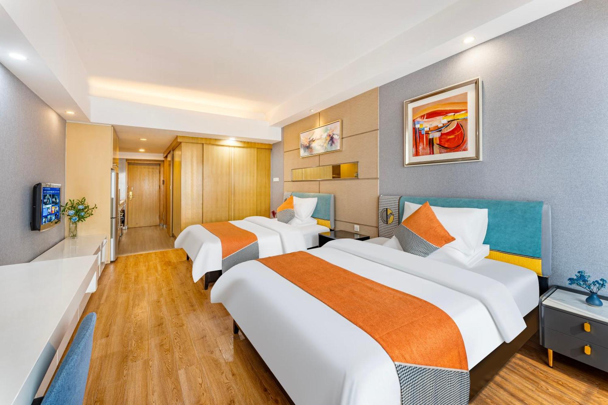 Bene International Zhujiang New Town Us Consulate General Branch-the Fair Offers Free Breakfast And Buses Aparthotel Guangzhou