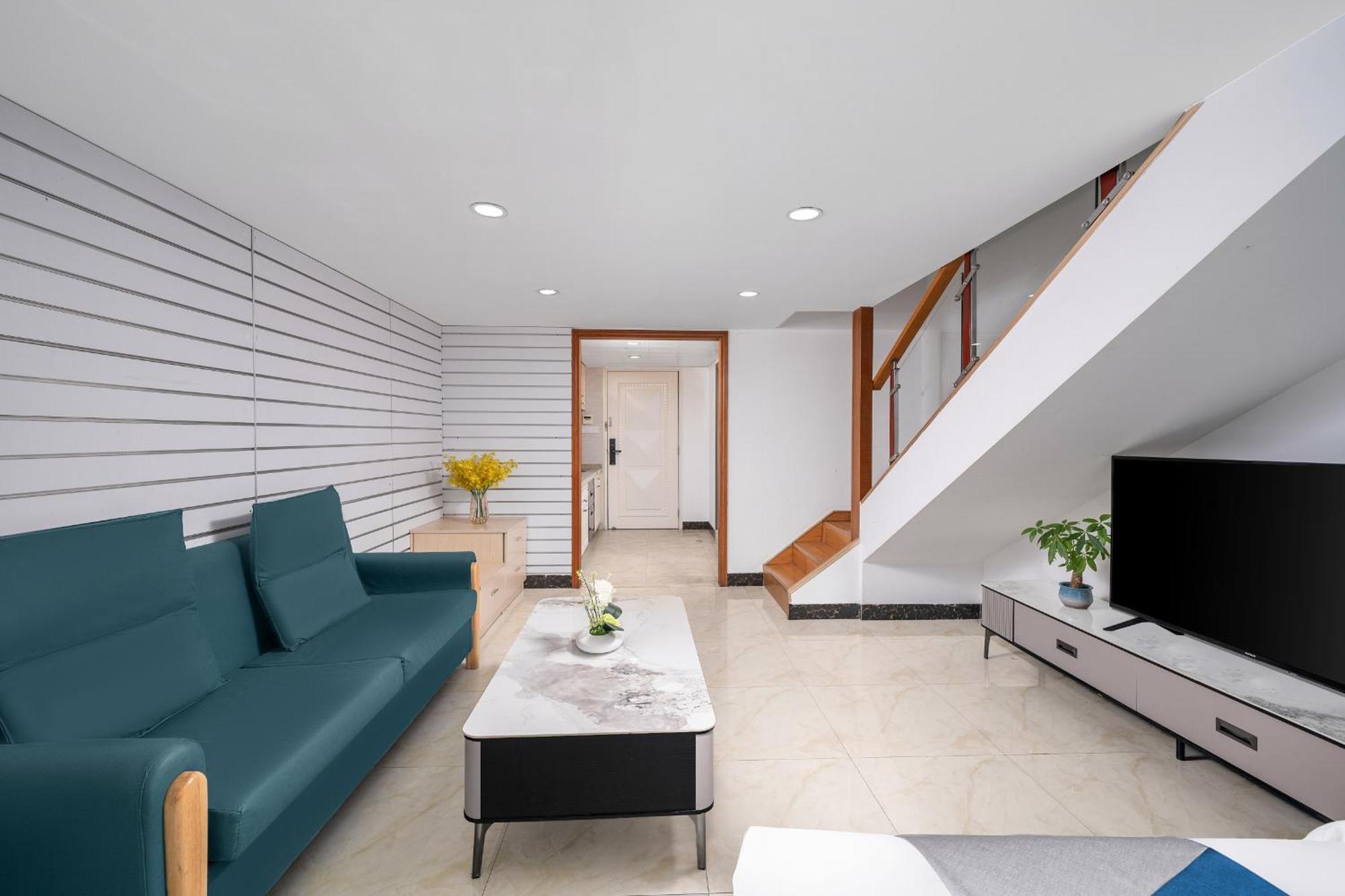 Apartment Youke Serviced Apartment1min To Line5 Taojin Stn-free Shuttle Bus During The Fair *