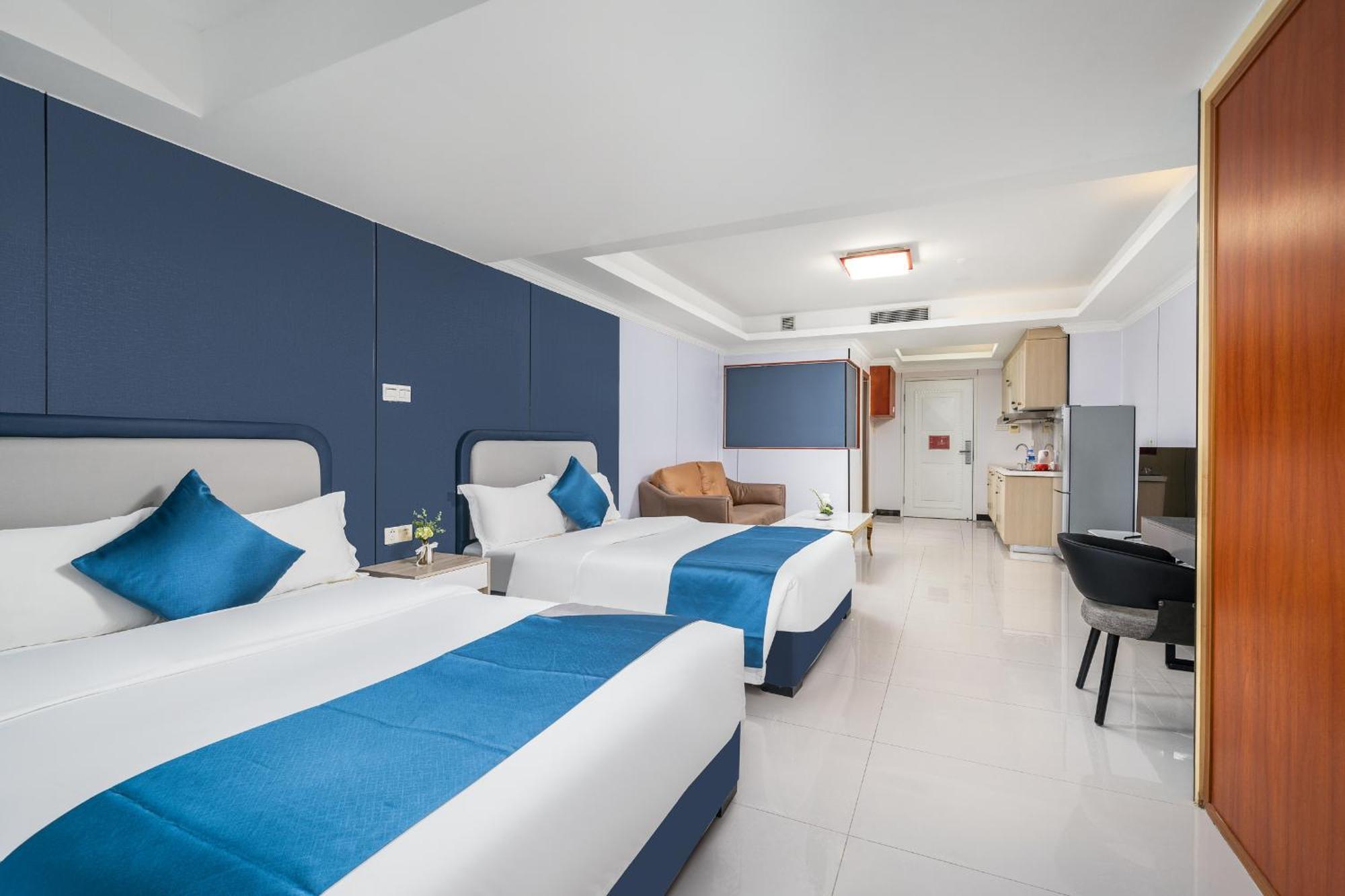Youke Serviced Apartment1min To Line5 Taojin Stn-free Shuttle Bus During The Fair Apartment