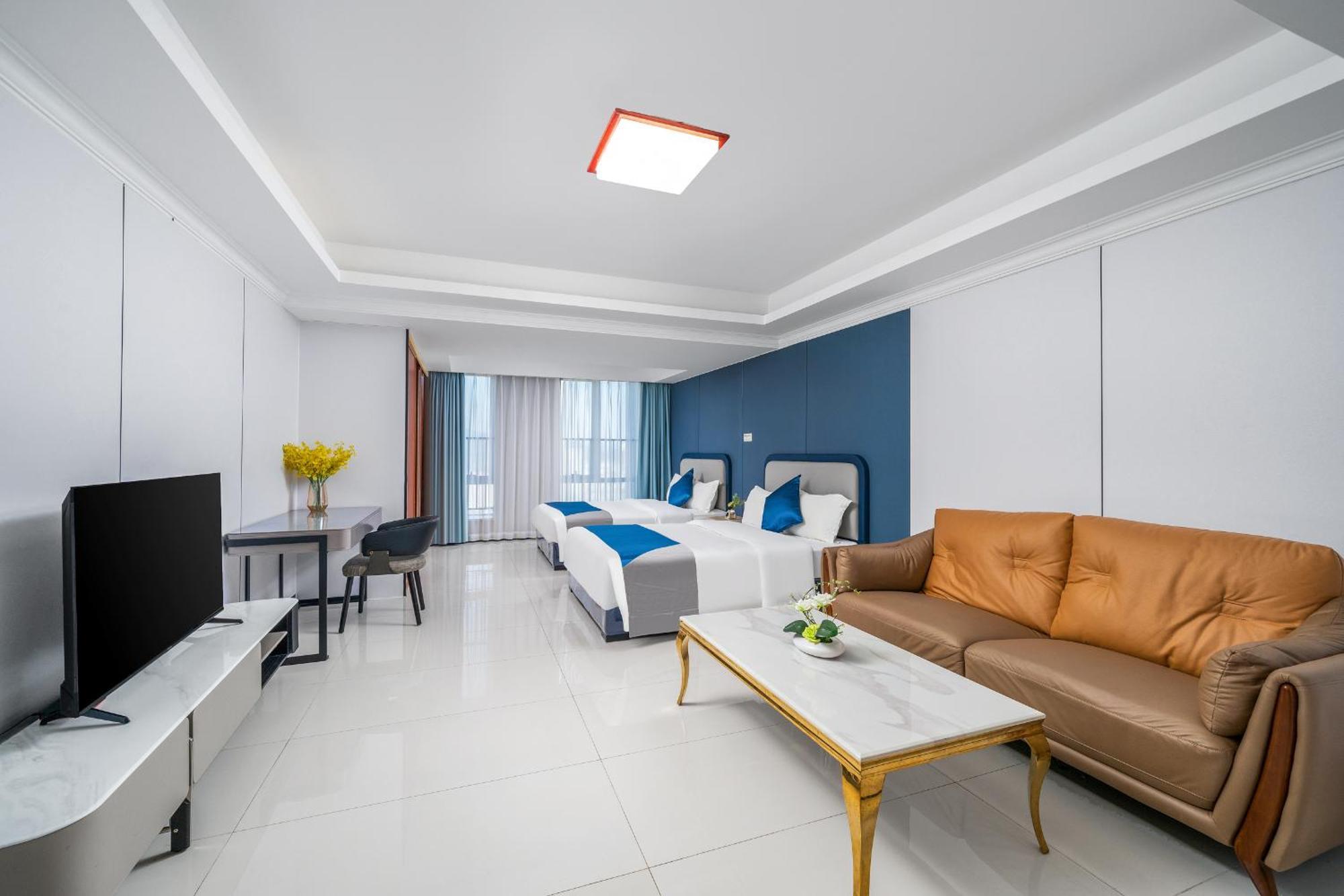Apartment Youke Serviced Apartment1min To Line5 Taojin Stn-free Shuttle Bus During The Fair