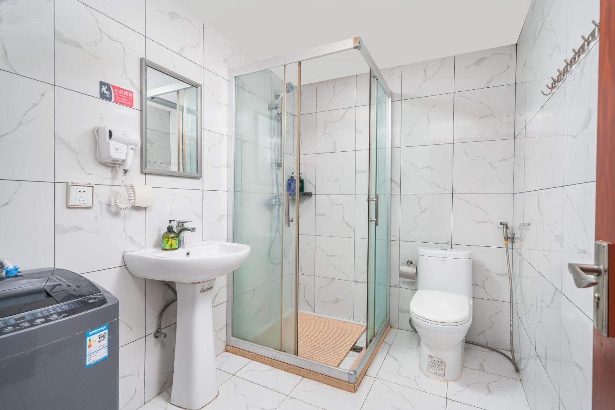 Apartment Youke Serviced Apartment1min To Line5 Taojin Stn-free Shuttle Bus During The Fair