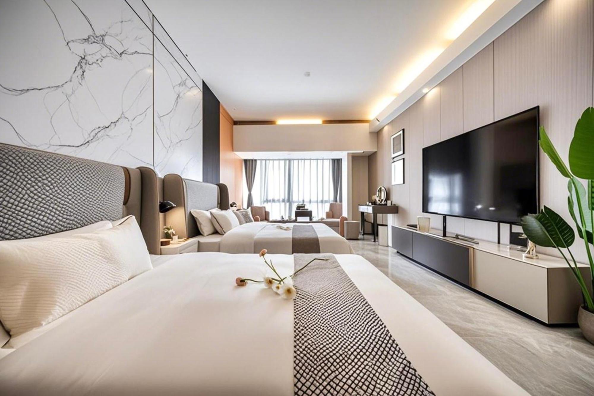 Yu Manju High-floor Huge-screen Audiovisual Hotel-guangzhou Tower Zhujiang New Town Sports West Road Branch Hotel Guangzhou