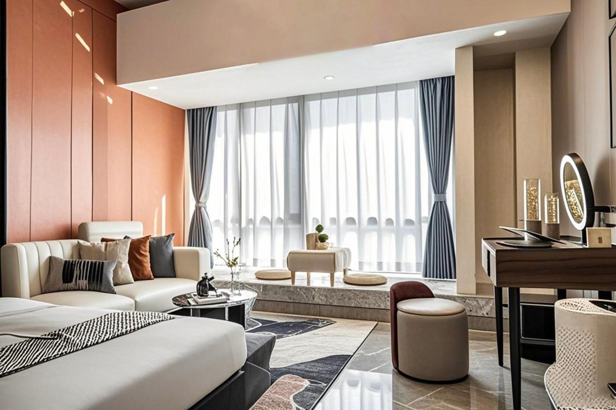 Hotel Yu Manju High-floor Huge-screen Audiovisual Hotel-guangzhou Tower Zhujiang New Town Sports West Road Branch