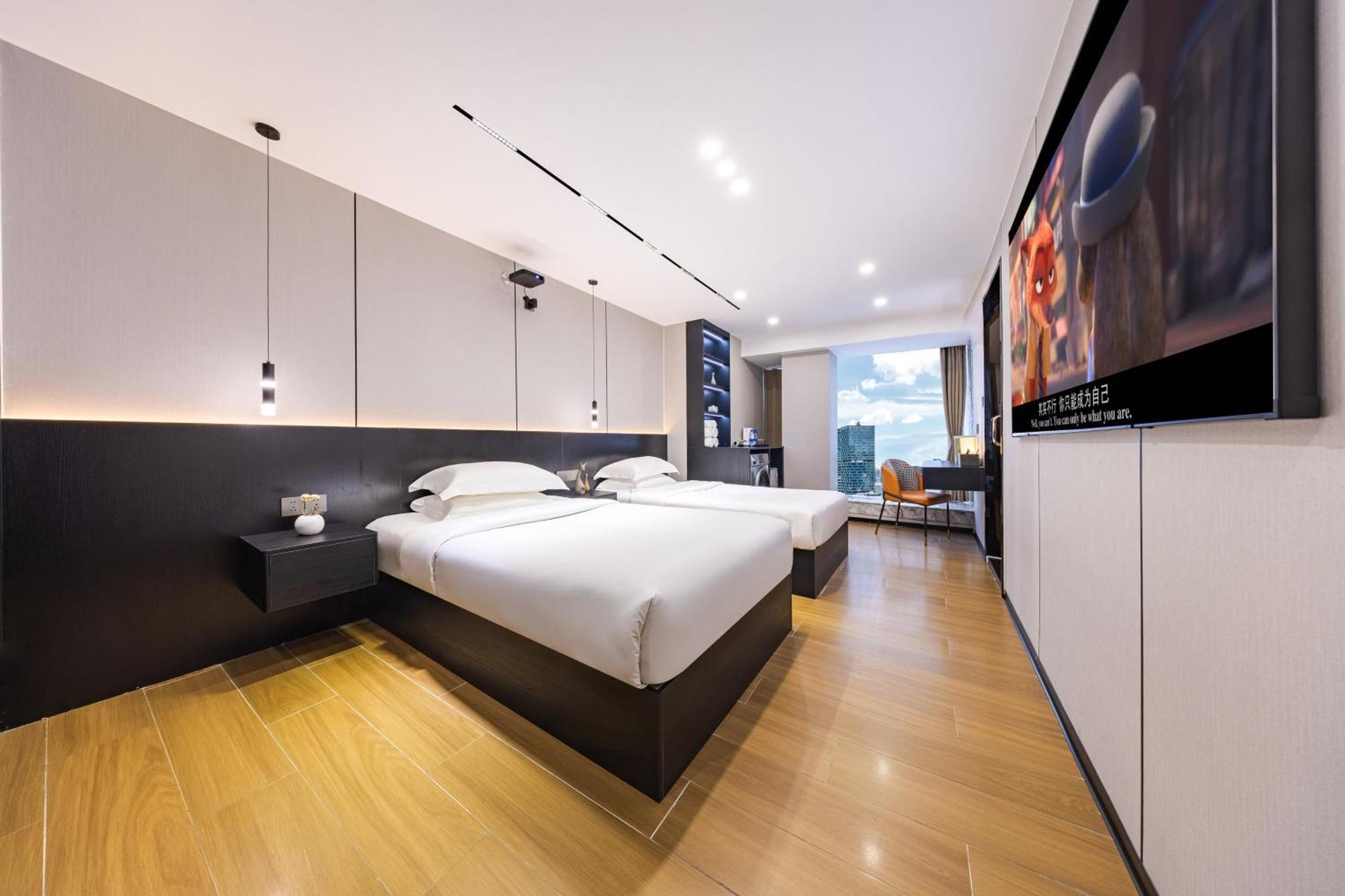 Yu Manju High-floor Huge-screen Audiovisual Hotel-guangzhou Tower Zhujiang New Town Sports West Road Branch