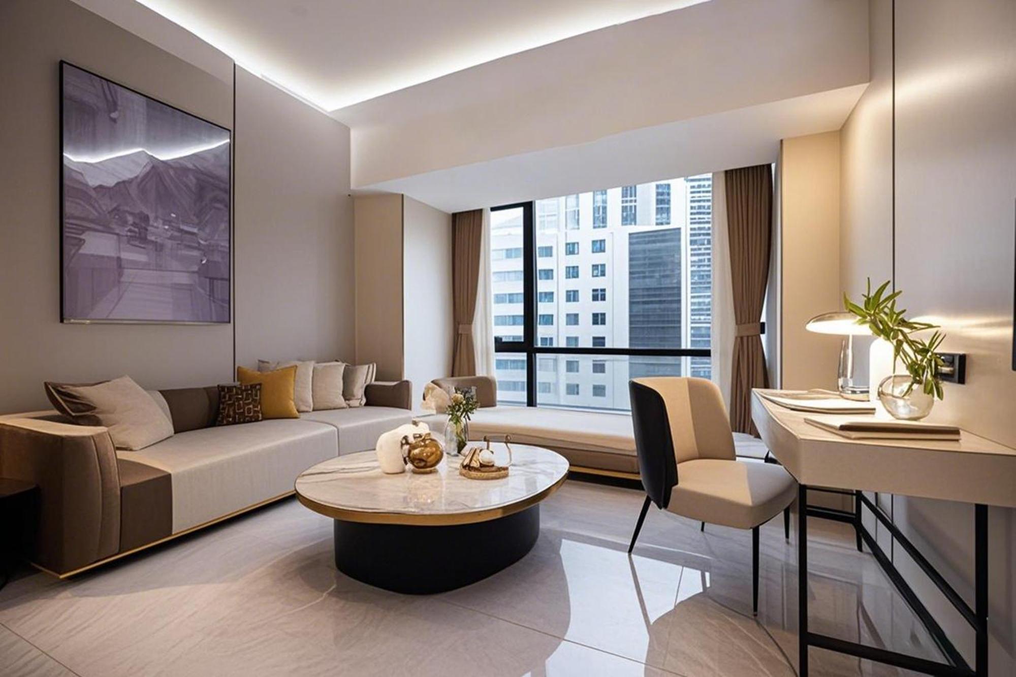 Yu Manju High-floor Huge-screen Audiovisual Hotel-guangzhou Tower Zhujiang New Town Sports West Road Branch Hotel Guangzhou