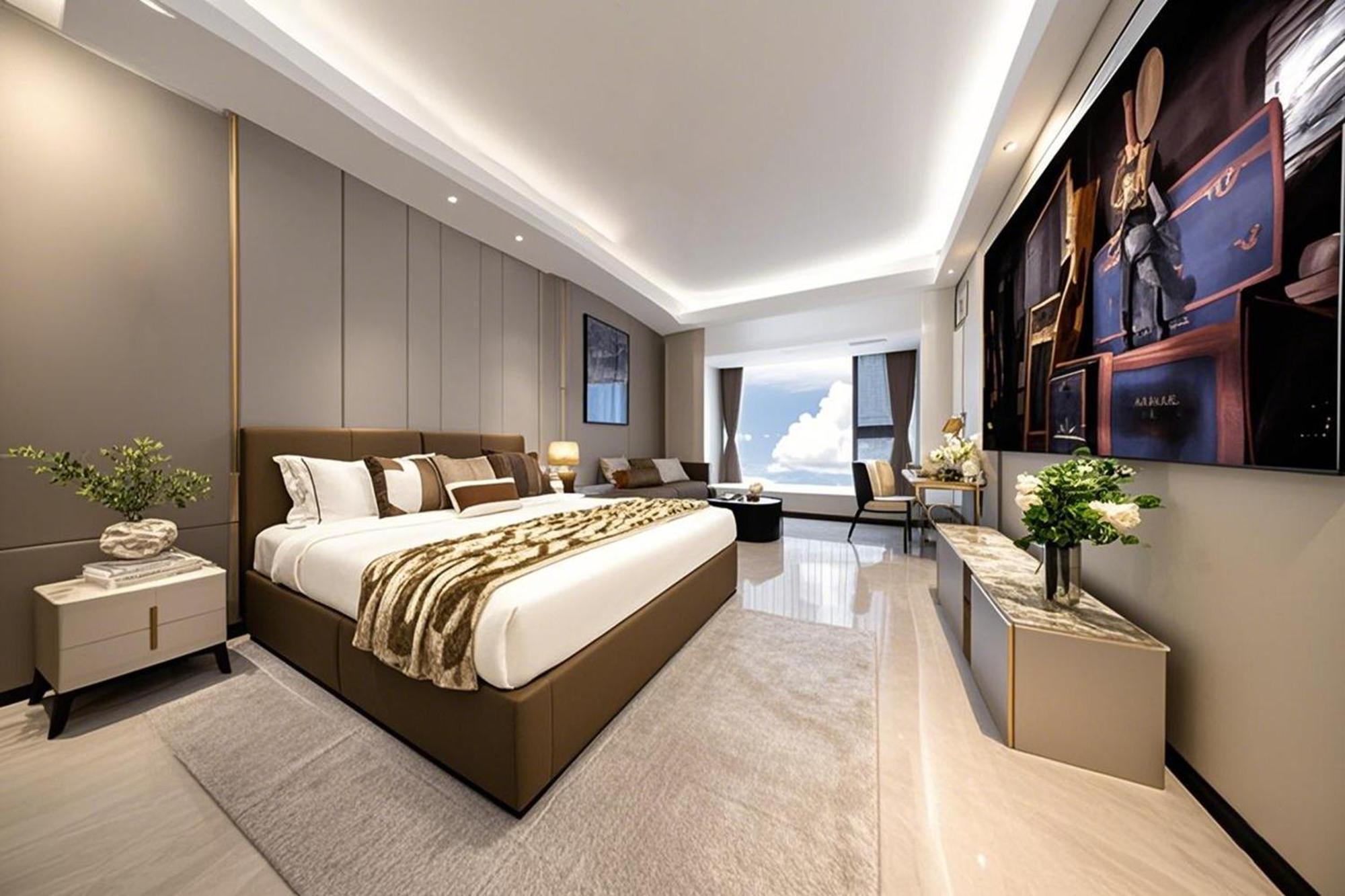 Yu Manju High-floor Huge-screen Audiovisual Hotel-guangzhou Tower Zhujiang New Town Sports West Road Branch 4*