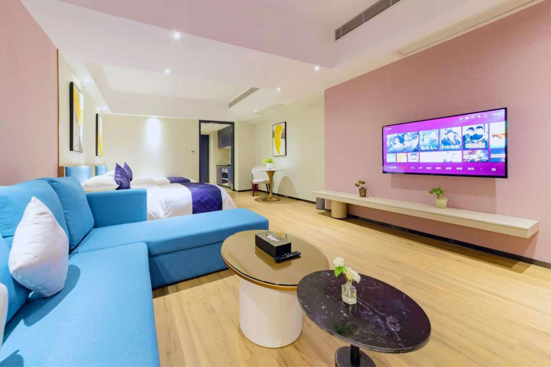 Apartamento Pazhou Poya International Fair Complex Modiesha Metro Exit B Branch - Free Shuttle Bus To Fair Complex During Fair Period Guangzhou