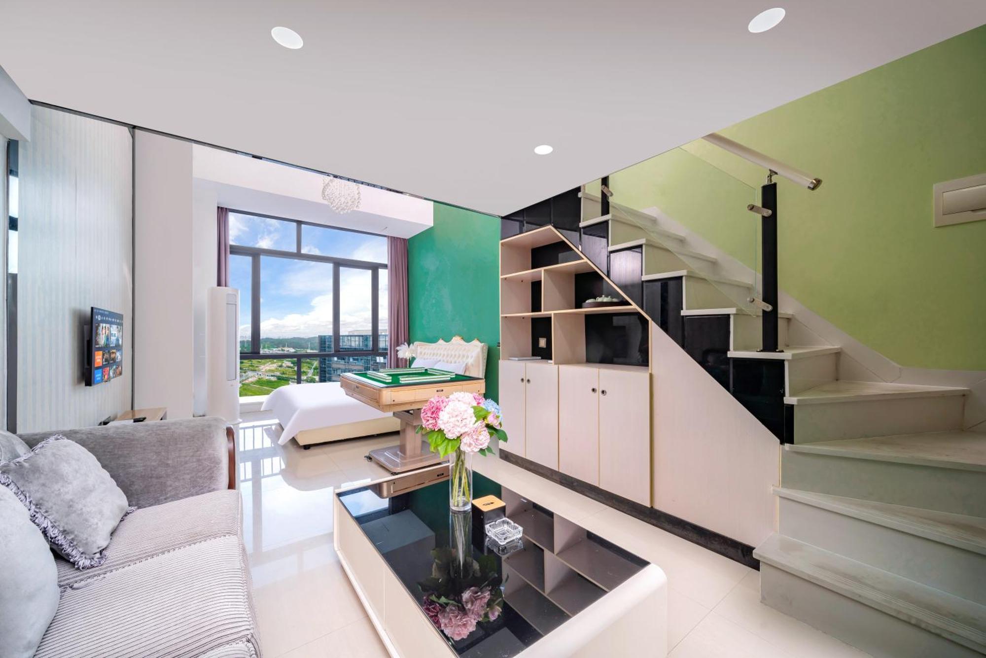 Apartment April Fair Duplex South Railway Station Ao Yuan Yue Shi Dai Branch *