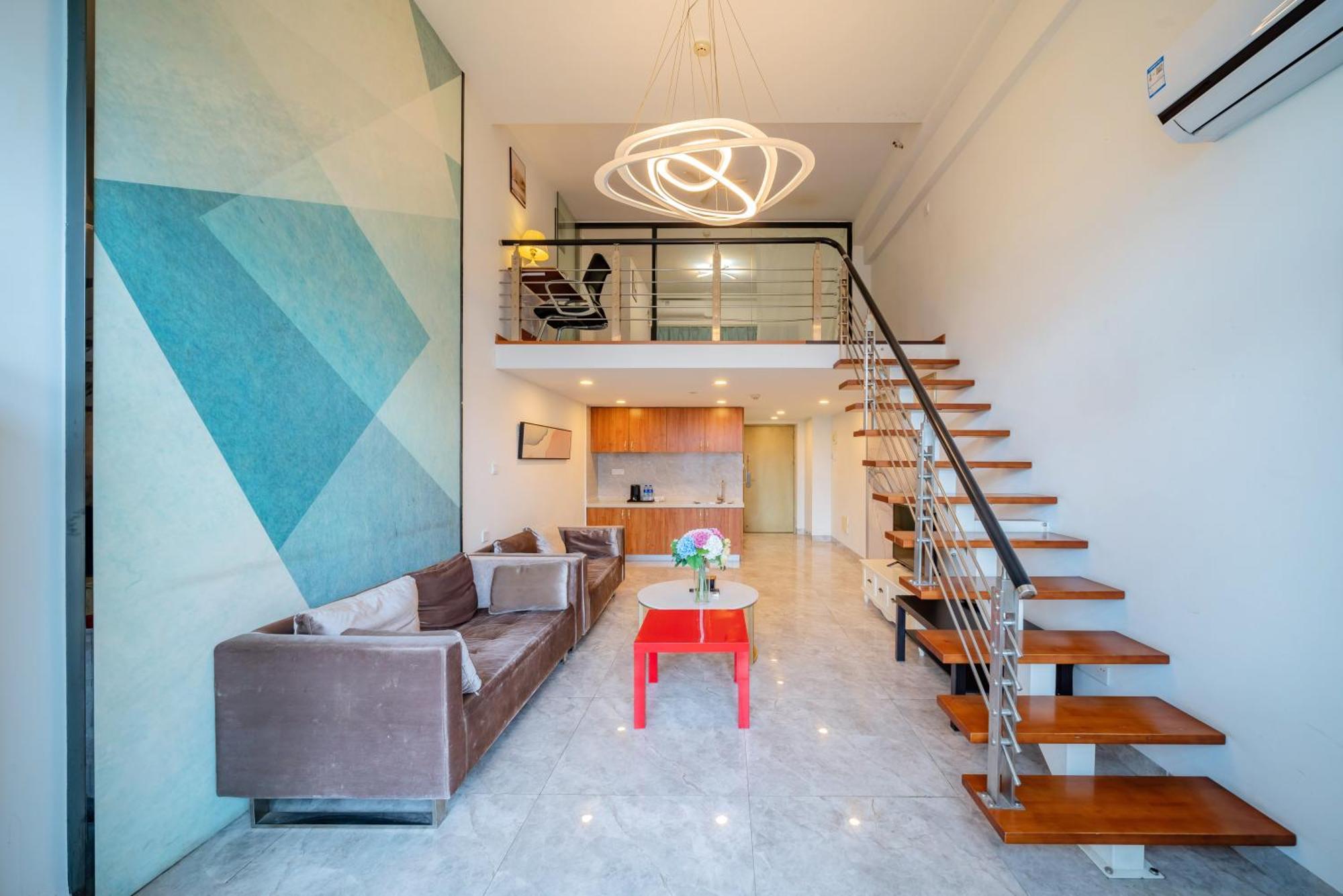 Apartment April Fair Duplex South Railway Station Ao Yuan Yue Shi Dai Branch