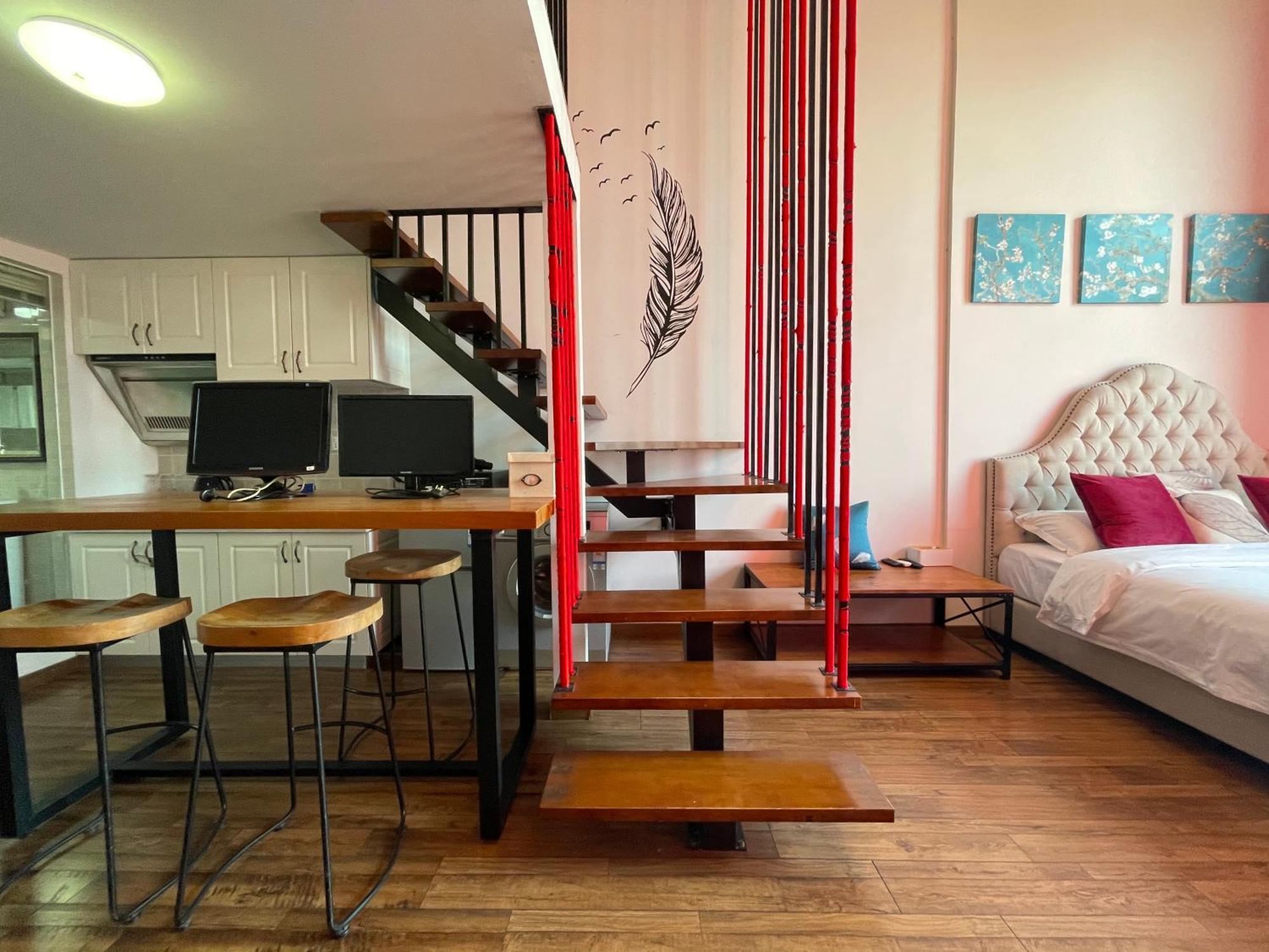 Apartment April Fair Duplex Guagnzhou South Railway Station Min Jie Branch